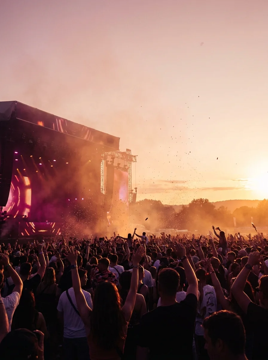 Viajes a eventos musicales y deportivos