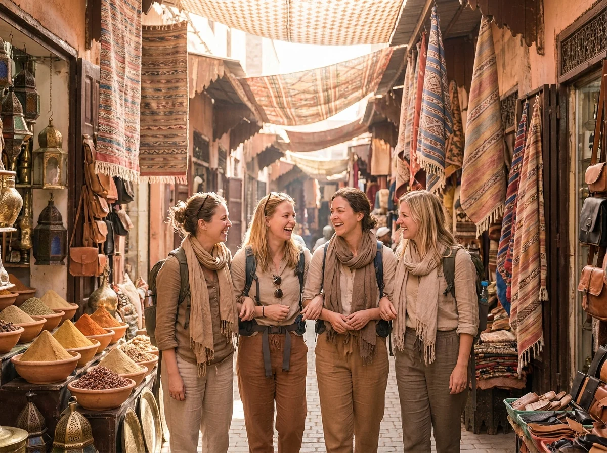 Viaje grupal temático solo para mujeres: India, Marruecos, Vietnam